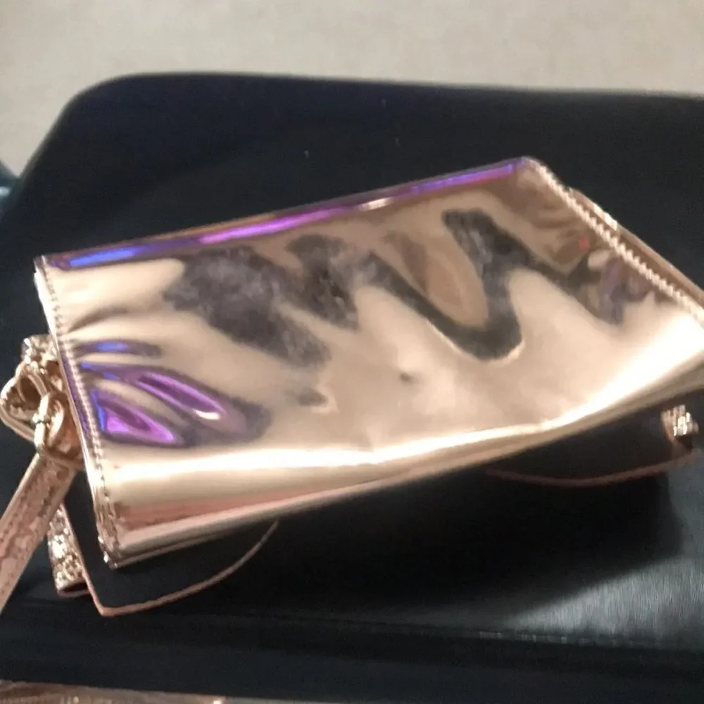 Gold Prima Sandals Size 8 Bam Forever with Purse